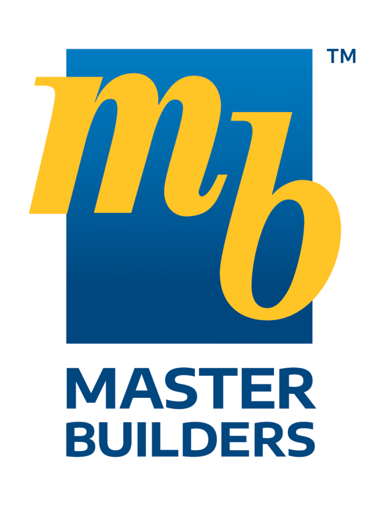 Master Builders logo representing the certified quality assurance behind Builders Silverdale’s trusted workmanship.