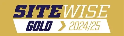 SiteWise Gold 2024/25 accreditation held by Builders Silverdale.