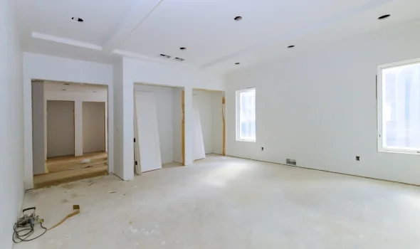 Freshly constructed room mid-renovation by Builders Silverdale showcasing expert home renovations